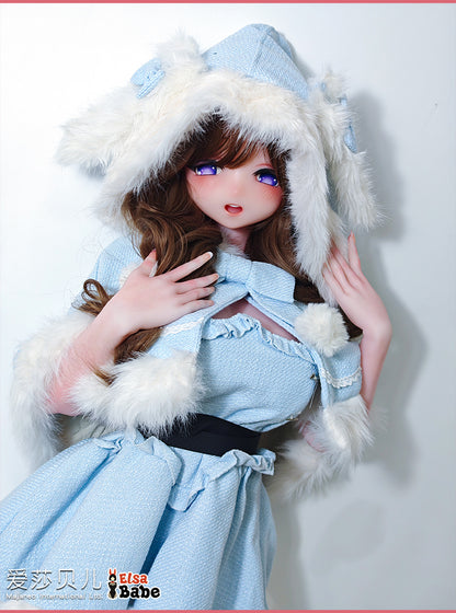 ElsaBabe 148 cm Anime-Puppe Platin-Silikon-Sexpuppe Erotisches Spielzeug mit Metallskelett, Furukawa Natsuki