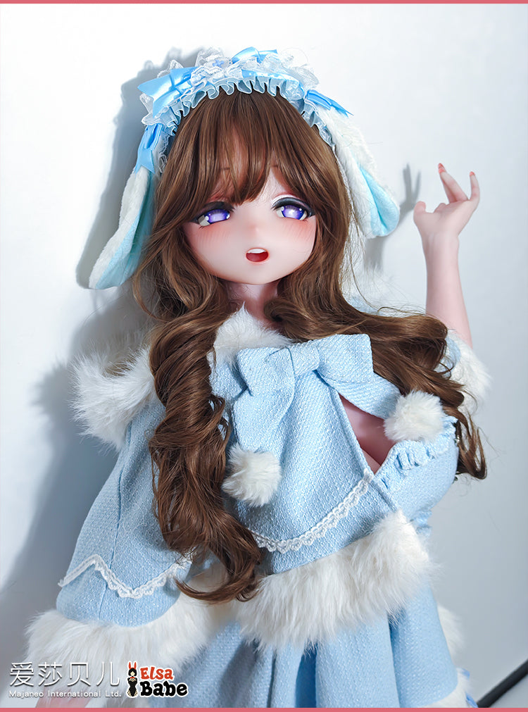 ElsaBabe 148 cm Anime-Puppe Platin-Silikon-Sexpuppe Erotisches Spielzeug mit Metallskelett, Furukawa Natsuki