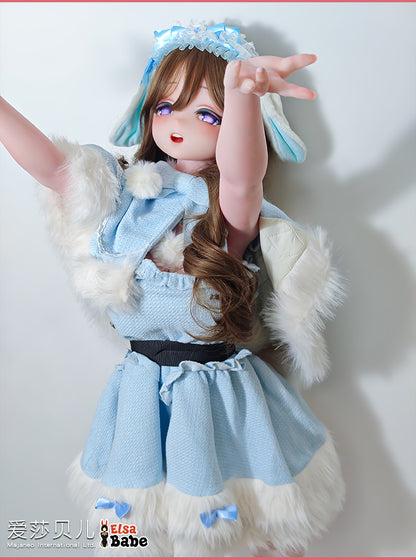 ElsaBabe 148 cm Anime-Puppe Platin-Silikon-Sexpuppe Erotisches Spielzeug mit Metallskelett, Furukawa Natsuki