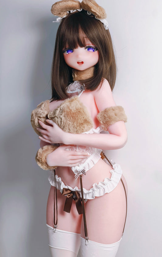 ElsaBabe 148 cm Anime-Puppe Platin-Silikon-Sexpuppe Erotisches Spielzeug mit Metallskelett, Furukawa Natsuki