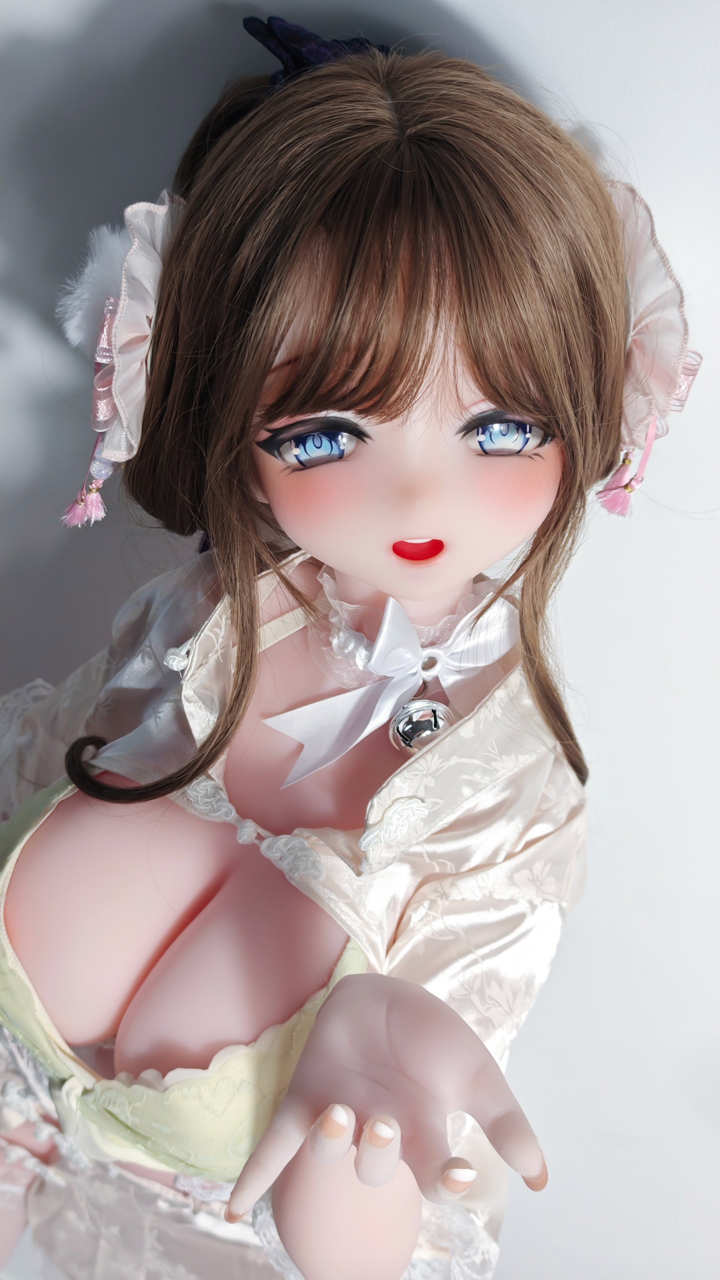 ElsaBabe 148 cm Anime-Puppe Platin-Silikon-Sexpuppe Erotisches Spielzeug mit Metallskelett, Furukawa Natsuki