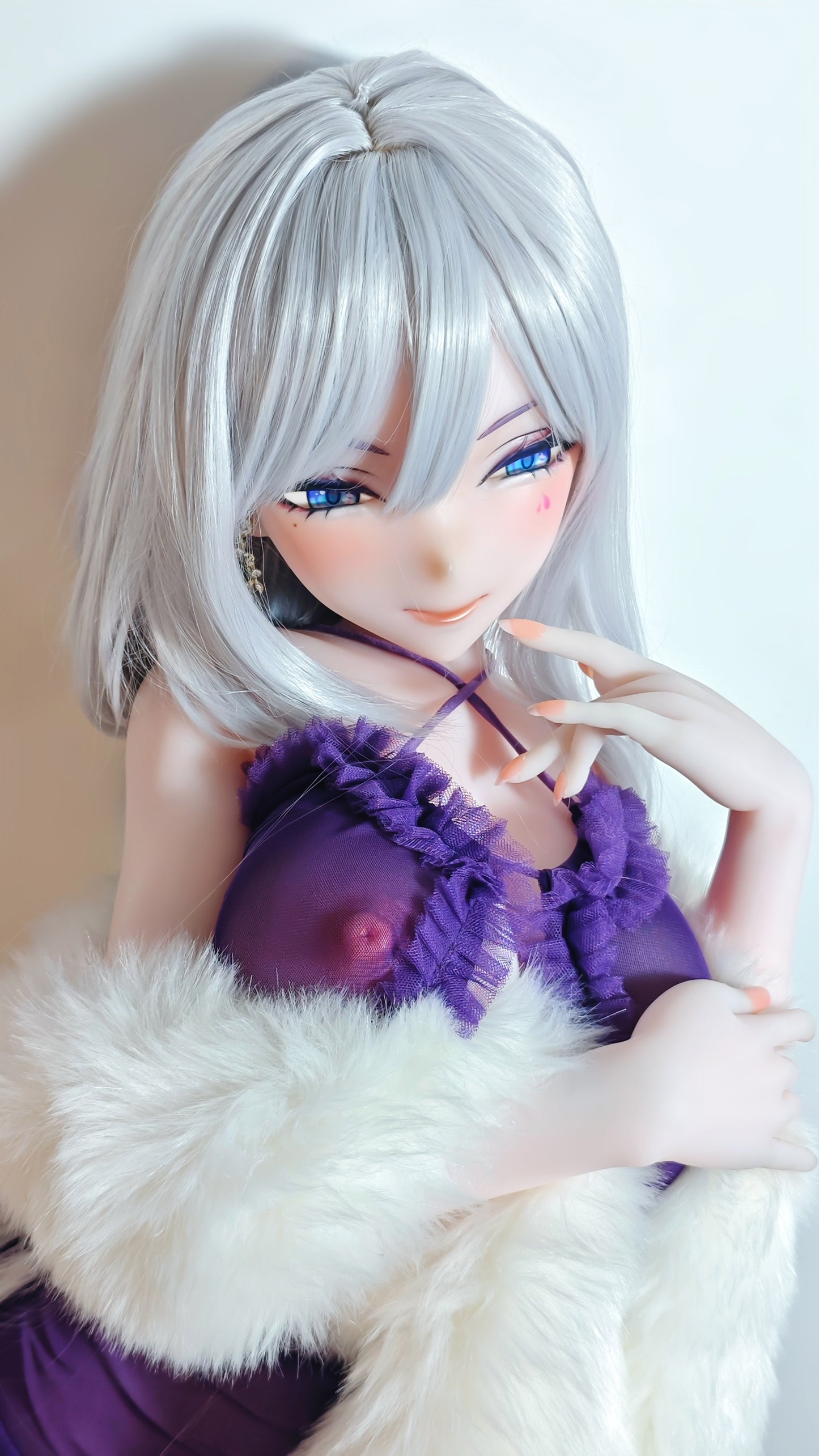 ElsaBabe 148 cm Anime-Puppe Platin-Silikon-Sexpuppe Erotisches Spielzeug mit Metallskelett, Furukawa Natsuki
