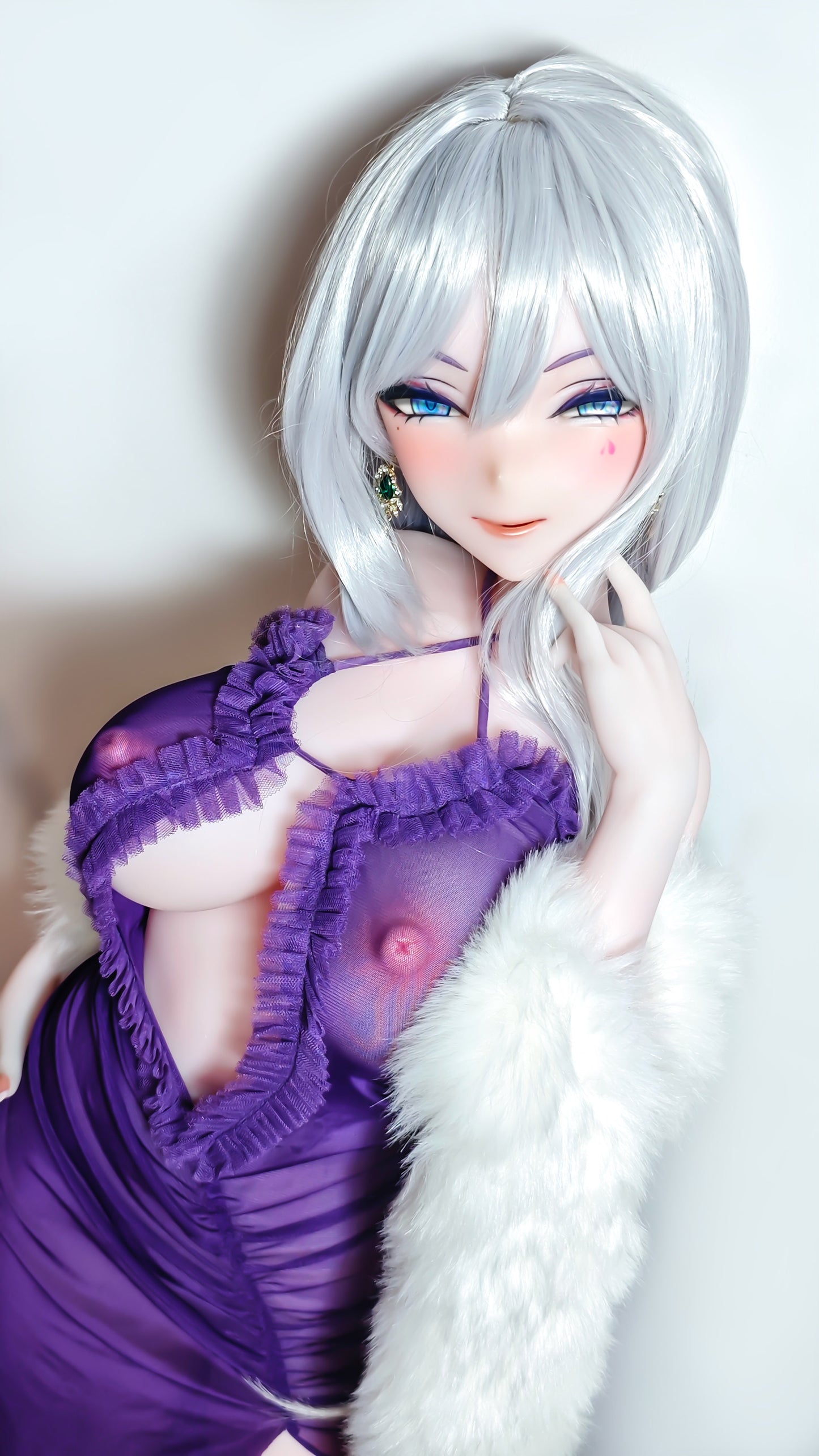 ElsaBabe 148 cm Anime-Puppe Platin-Silikon-Sexpuppe Erotisches Spielzeug mit Metallskelett, Furukawa Natsuki