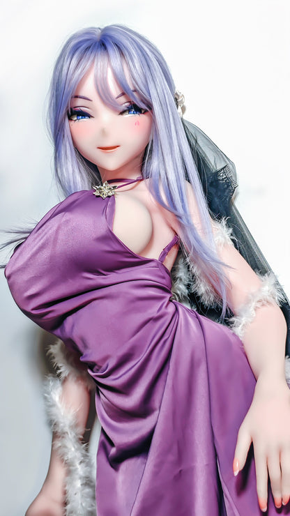 ElsaBabe 148 cm Anime-Puppe Platin-Silikon-Sexpuppe Erotisches Spielzeug mit Metallskelett, Furukawa Natsuki