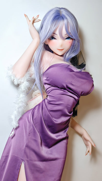 ElsaBabe 148 cm Anime-Puppe Platin-Silikon-Sexpuppe Erotisches Spielzeug mit Metallskelett, Furukawa Natsuki