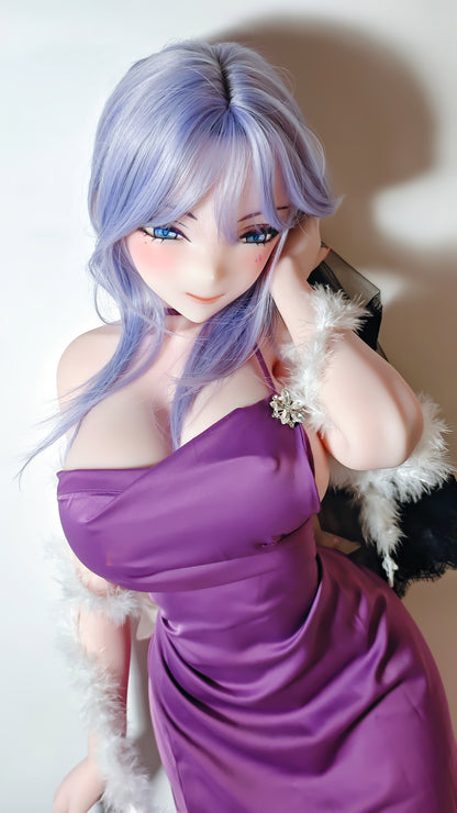 ElsaBabe 148 cm Anime-Puppe Platin-Silikon-Sexpuppe Erotisches Spielzeug mit Metallskelett, Furukawa Natsuki