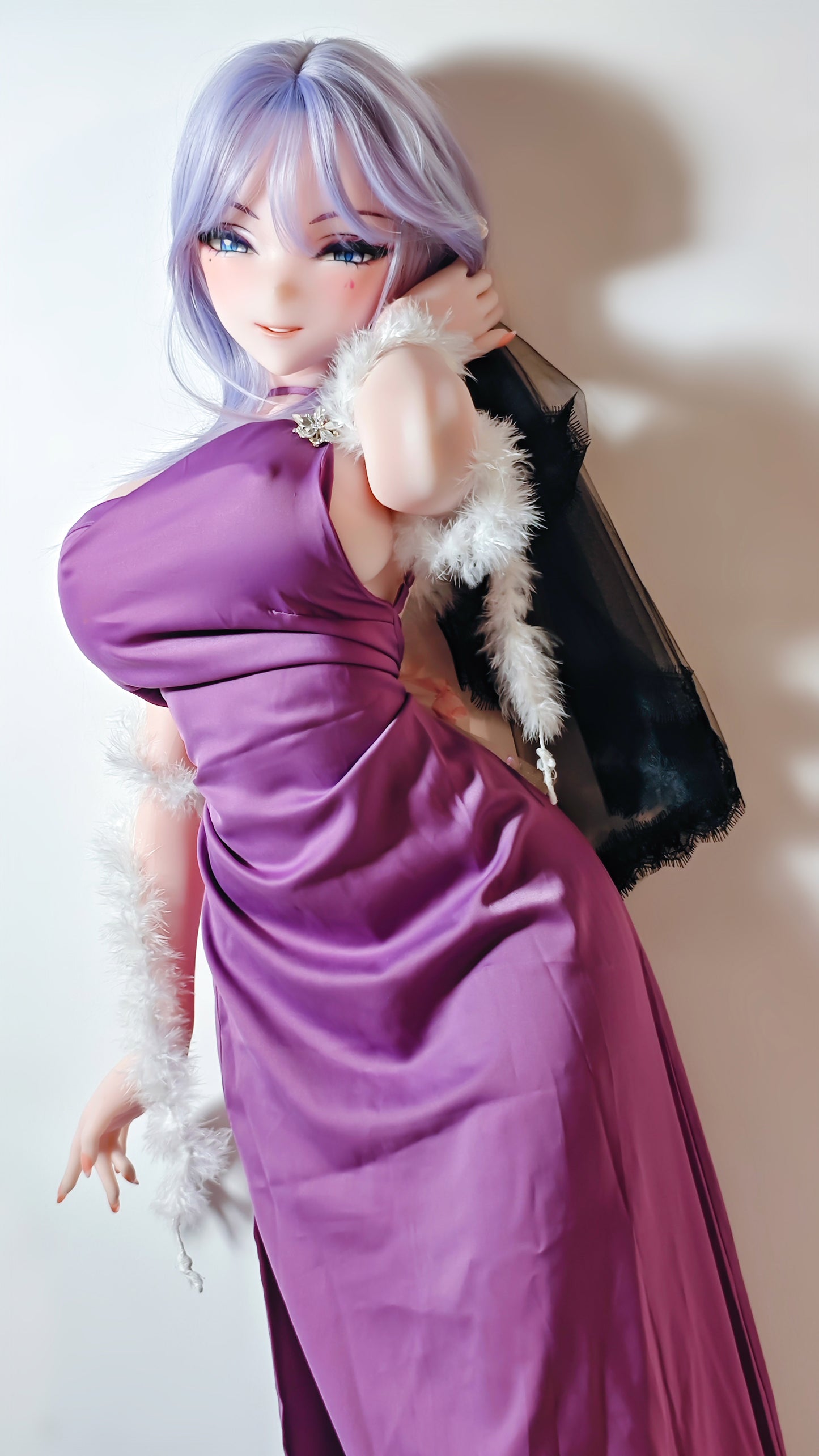 ElsaBabe 148 cm Anime-Puppe Platin-Silikon-Sexpuppe Erotisches Spielzeug mit Metallskelett, Furukawa Natsuki
