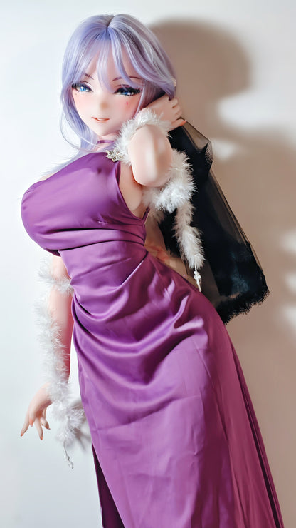 ElsaBabe 148 cm Anime-Puppe Platin-Silikon-Sexpuppe Erotisches Spielzeug mit Metallskelett, Furukawa Natsuki