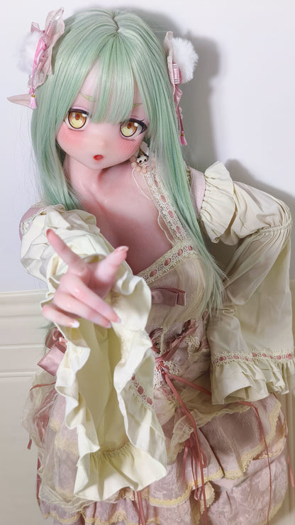 ElsaBabe 148 cm Anime-Puppe Platin-Silikon-Sexpuppe Erotisches Spielzeug mit Metallskelett, Furukawa Natsuki