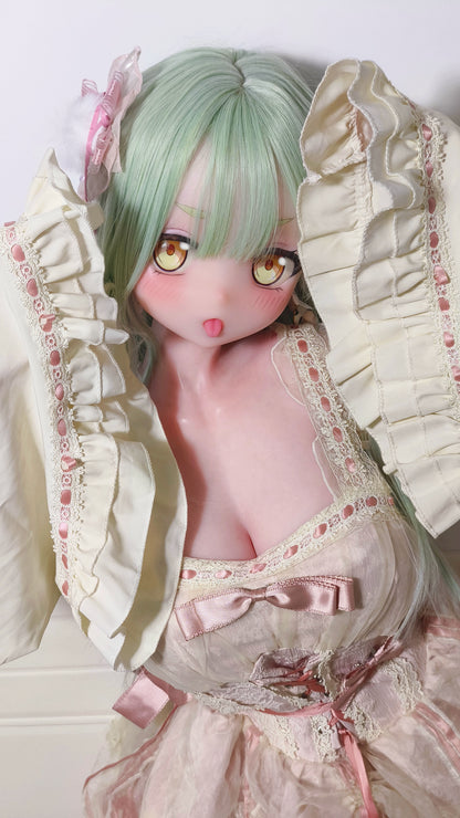 ElsaBabe 148 cm Anime-Puppe Platin-Silikon-Sexpuppe Erotisches Spielzeug mit Metallskelett, Furukawa Natsuki