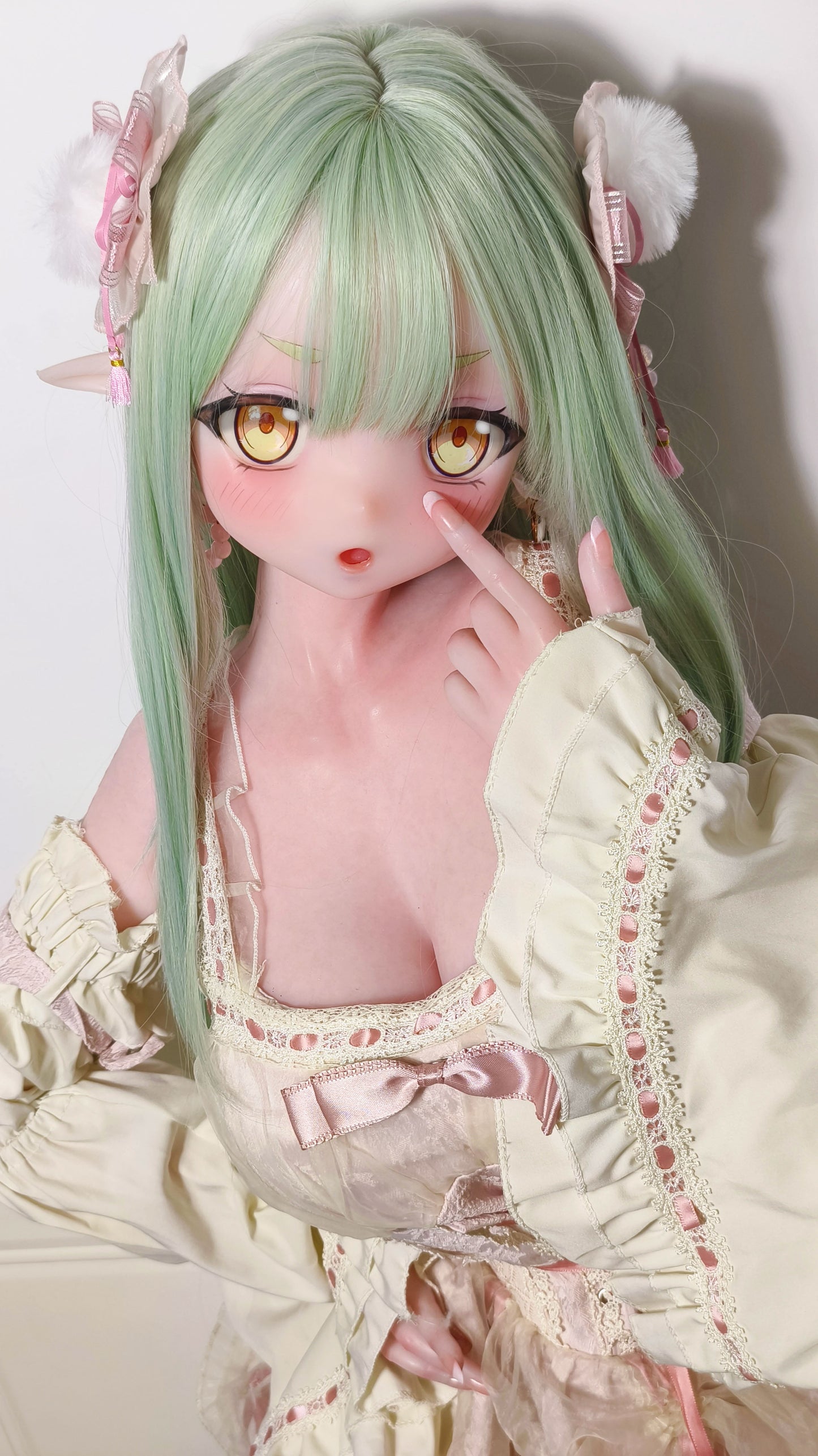 ElsaBabe 148 cm Anime-Puppe Platin-Silikon-Sexpuppe Erotisches Spielzeug mit Metallskelett, Furukawa Natsuki