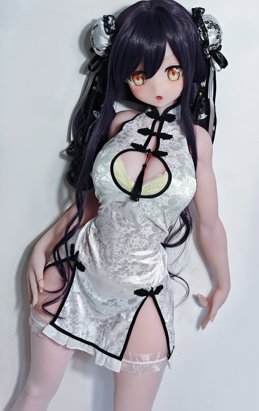 ElsaBabe 148 cm Anime-Puppe Platin-Silikon-Sexpuppe Erotisches Spielzeug mit Metallskelett, Furukawa Natsuki