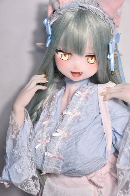 ElsaBabe 148 cm Anime-Puppe Platin-Silikon-Sexpuppe Erotisches Spielzeug mit Metallskelett, Furukawa Natsuki