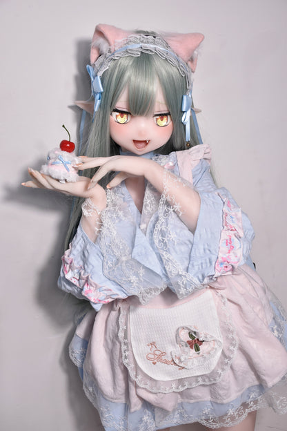 ElsaBabe 148 cm Anime-Puppe Platin-Silikon-Sexpuppe Erotisches Spielzeug mit Metallskelett, Furukawa Natsuki