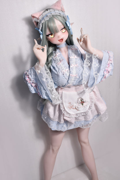 ElsaBabe 148 cm Anime-Puppe Platin-Silikon-Sexpuppe Erotisches Spielzeug mit Metallskelett, Furukawa Natsuki