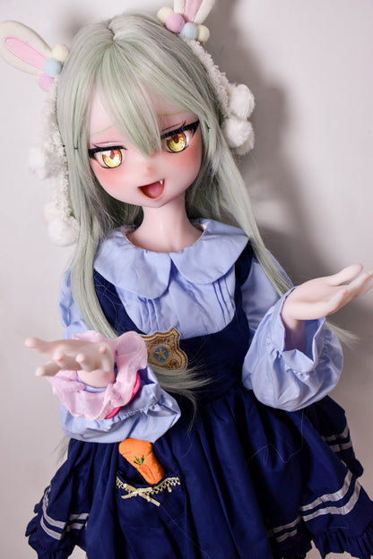 ElsaBabe 148 cm Anime-Puppe Platin-Silikon-Sexpuppe Erotisches Spielzeug mit Metallskelett, Furukawa Natsuki