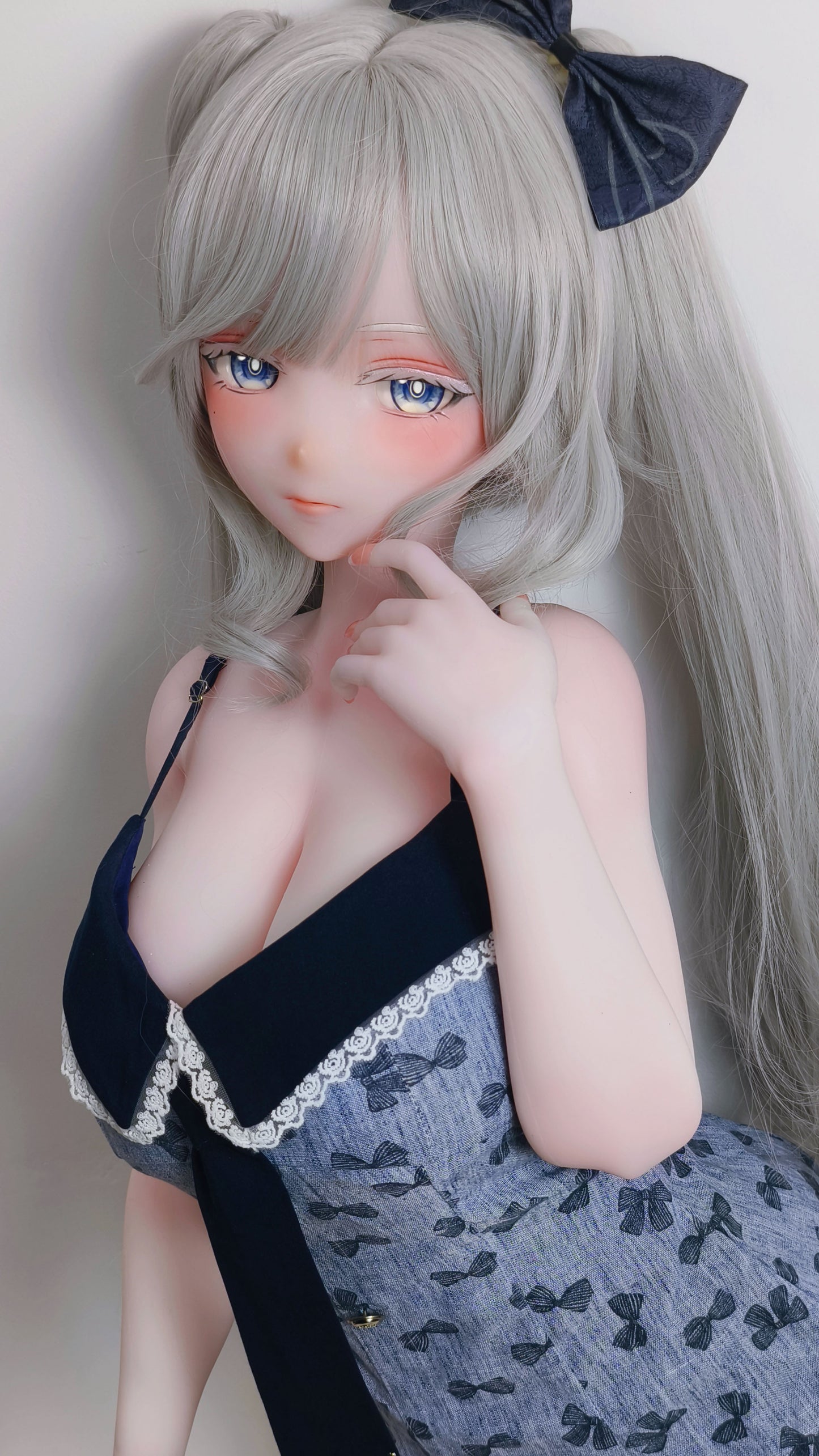 ElsaBabe 148 cm Anime-Puppe Platin-Silikon-Sexpuppe Erotisches Spielzeug mit Metallskelett, Furukawa Natsuki