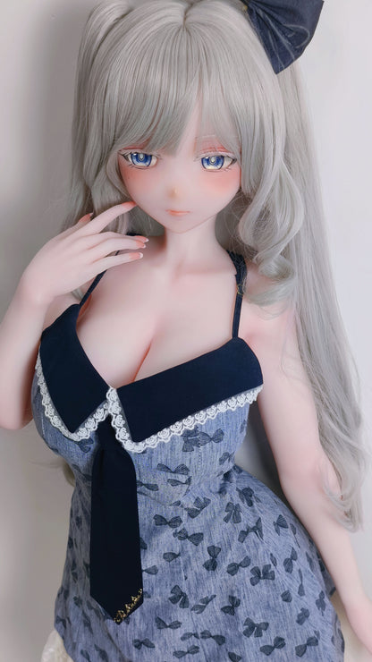 ElsaBabe 148 cm Anime-Puppe Platin-Silikon-Sexpuppe Erotisches Spielzeug mit Metallskelett, Furukawa Natsuki
