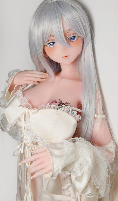 ElsaBabe 148 cm Anime-Puppe Platin-Silikon-Sexpuppe Erotisches Spielzeug mit Metallskelett, Furukawa Natsuki
