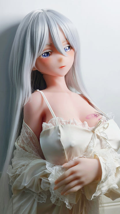 ElsaBabe 148 cm Anime-Puppe Platin-Silikon-Sexpuppe Erotisches Spielzeug mit Metallskelett, Furukawa Natsuki