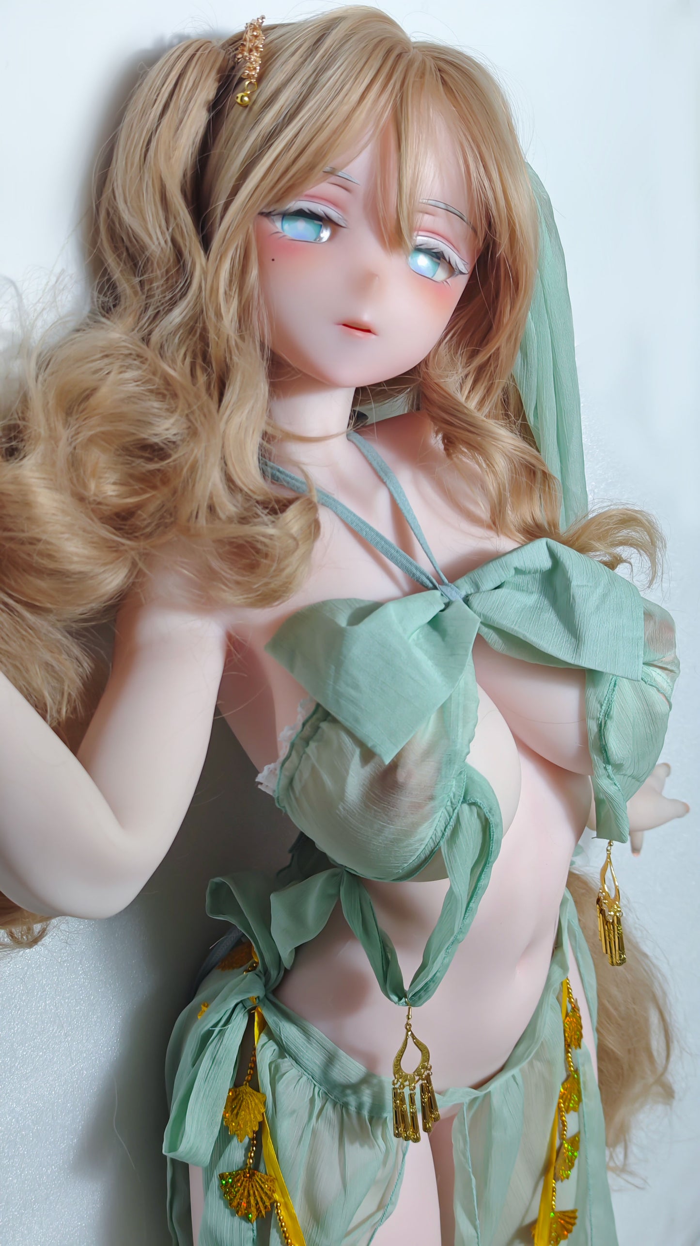 ElsaBabe 148 cm Anime-Puppe Platin-Silikon-Sexpuppe Erotisches Spielzeug mit Metallskelett, Furukawa Natsuki