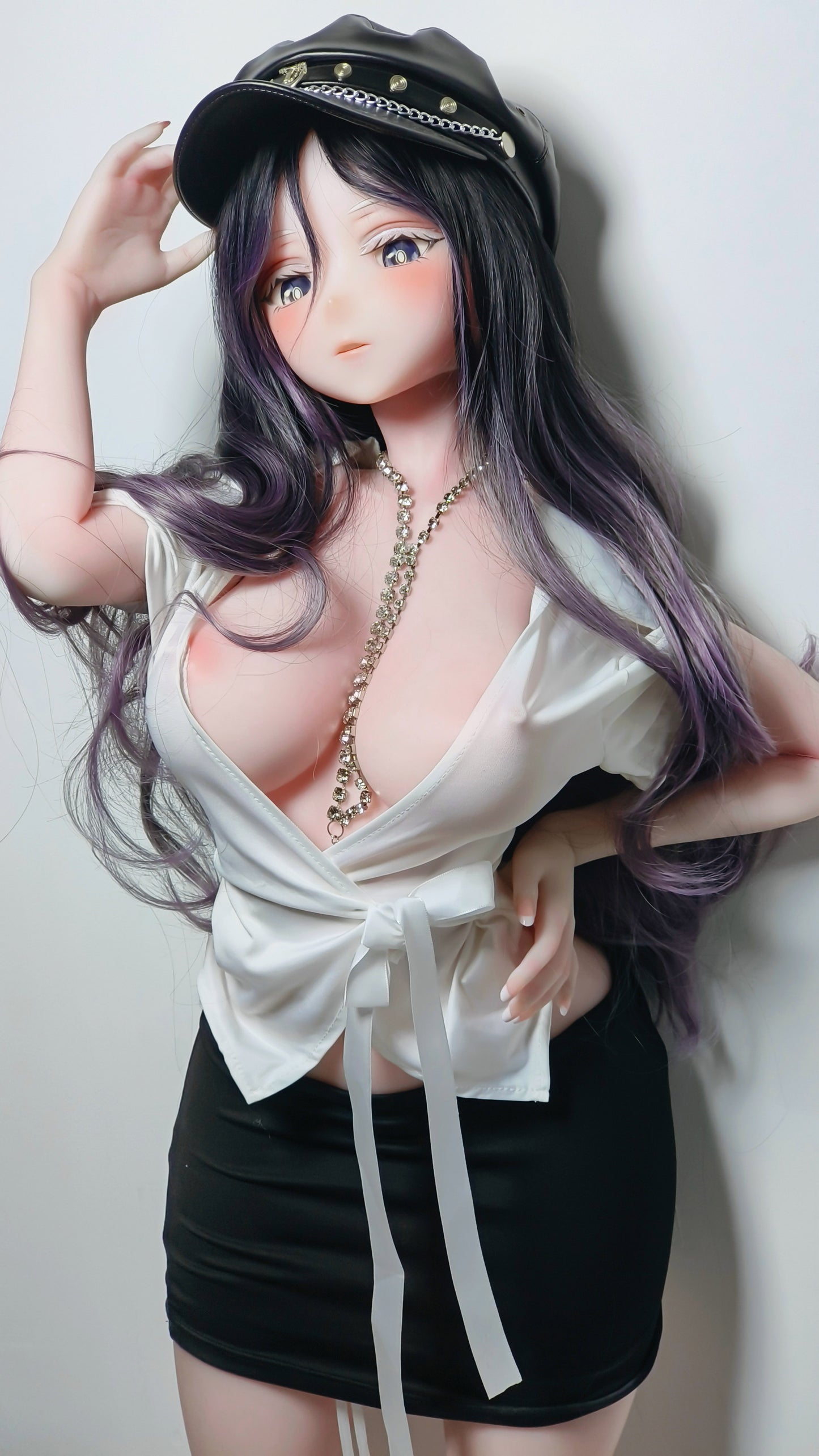 ElsaBabe 148 cm Anime-Puppe Platin-Silikon-Sexpuppe Erotisches Spielzeug mit Metallskelett, Furukawa Natsuki