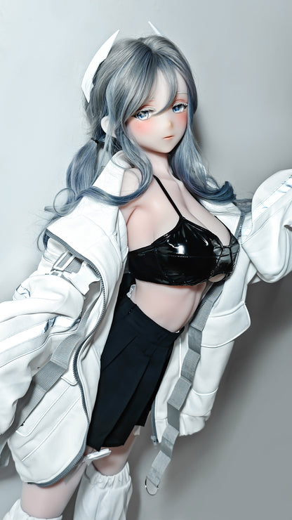 ElsaBabe 148 cm Anime-Puppe Platin-Silikon-Sexpuppe Erotisches Spielzeug mit Metallskelett, Furukawa Natsuki