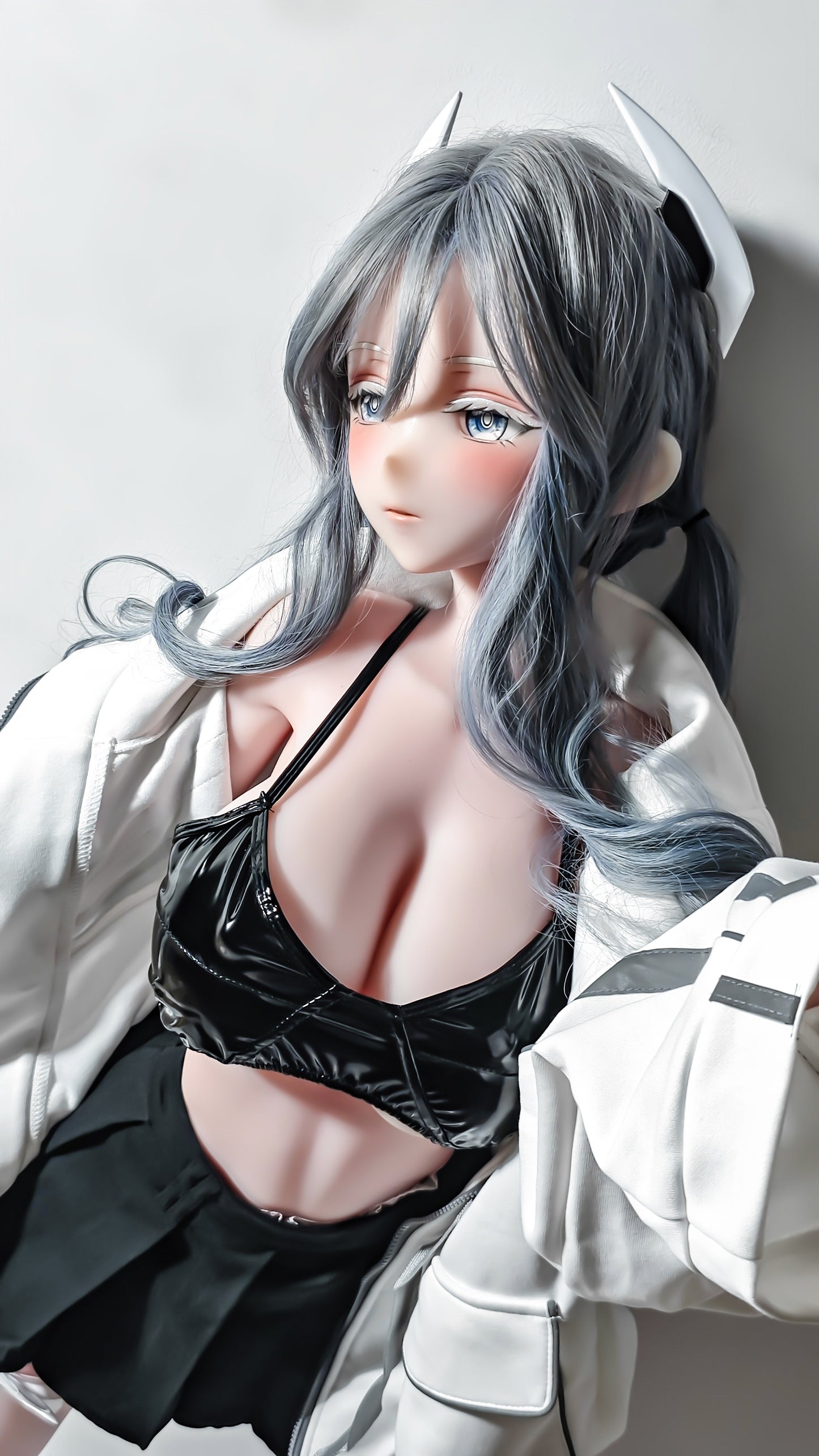 ElsaBabe 148 cm Anime-Puppe Platin-Silikon-Sexpuppe Erotisches Spielzeug mit Metallskelett, Furukawa Natsuki