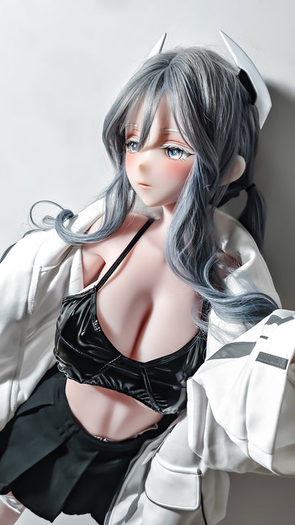 ElsaBabe 148 cm Anime-Puppe Platin-Silikon-Sexpuppe Erotisches Spielzeug mit Metallskelett, Furukawa Natsuki