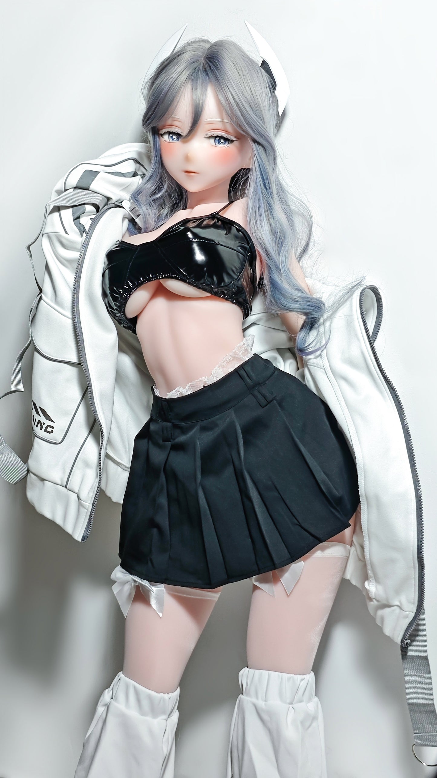 ElsaBabe 148 cm Anime-Puppe Platin-Silikon-Sexpuppe Erotisches Spielzeug mit Metallskelett, Furukawa Natsuki