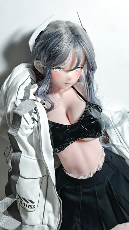 ElsaBabe 148 cm Anime-Puppe Platin-Silikon-Sexpuppe Erotisches Spielzeug mit Metallskelett, Furukawa Natsuki