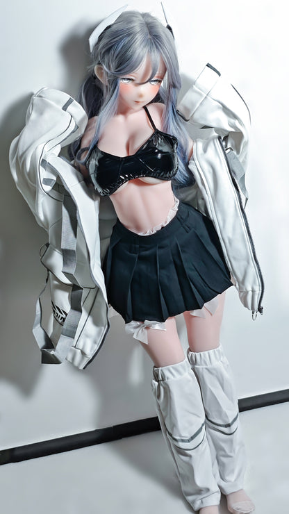 ElsaBabe 148 cm Anime-Puppe Platin-Silikon-Sexpuppe Erotisches Spielzeug mit Metallskelett, Furukawa Natsuki