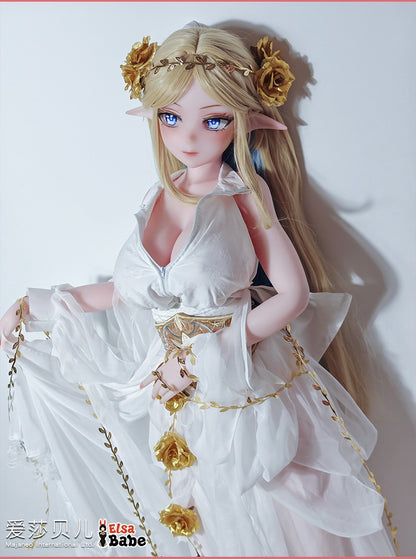 ElsaBabe 148 cm Anime-Puppe Platin-Silikon-Sexpuppe Erotisches Spielzeug mit Metallskelett, Furukawa Natsuki