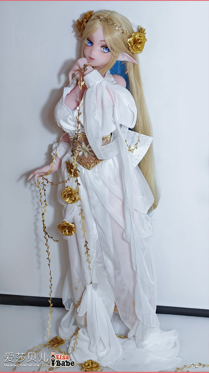 ElsaBabe 148 cm Anime-Puppe Platin-Silikon-Sexpuppe Erotisches Spielzeug mit Metallskelett, Furukawa Natsuki