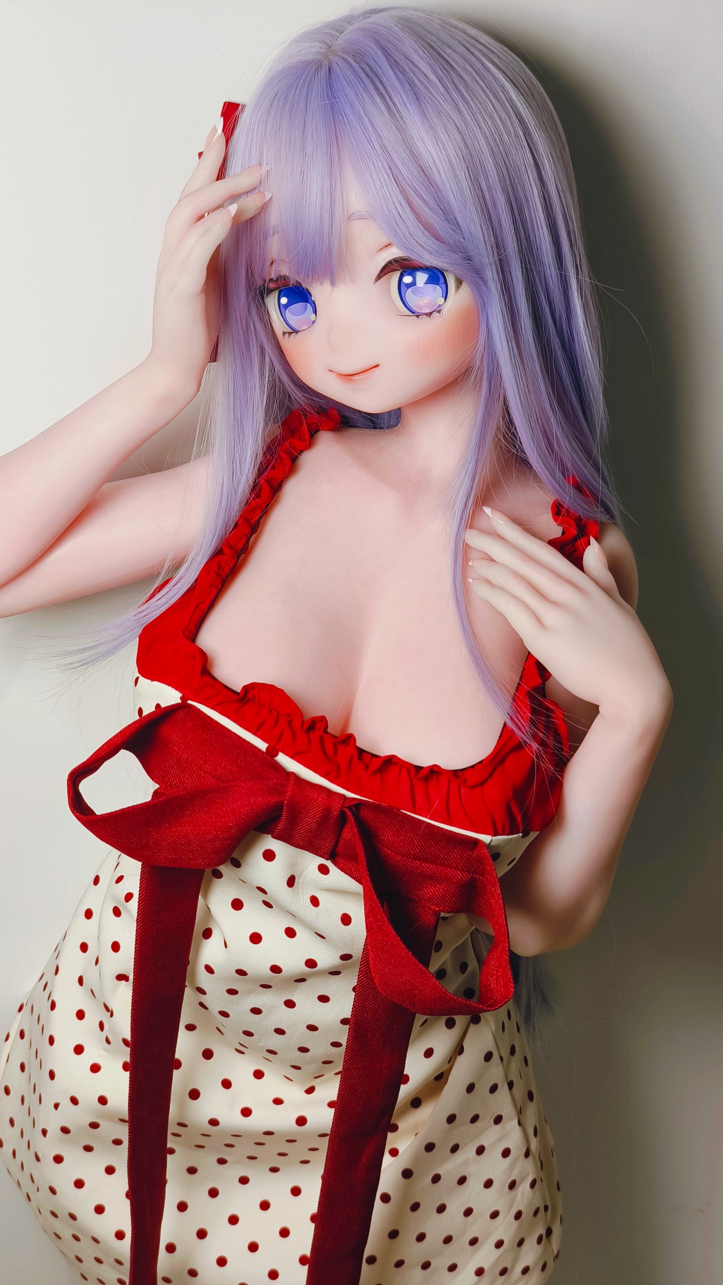 ElsaBabe 148 cm Anime-Puppe Platin-Silikon-Sexpuppe Erotisches Spielzeug mit Metallskelett, Furukawa Natsuki