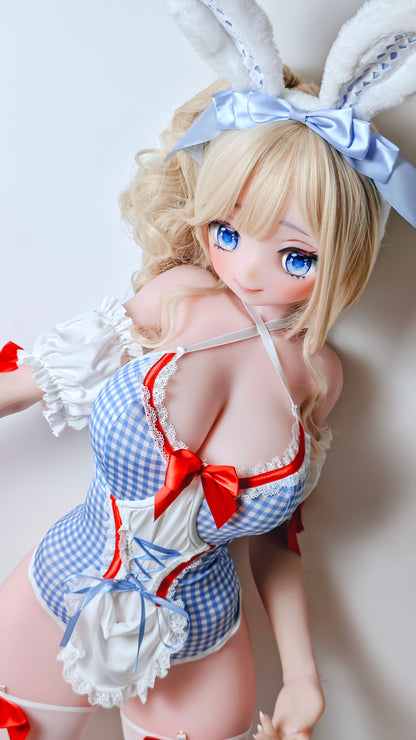 ElsaBabe 148 cm Anime-Puppe Platin-Silikon-Sexpuppe Erotisches Spielzeug mit Metallskelett, Furukawa Natsuki