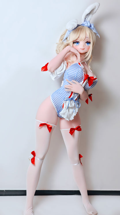 ElsaBabe 148 cm Anime-Puppe Platin-Silikon-Sexpuppe Erotisches Spielzeug mit Metallskelett, Furukawa Natsuki
