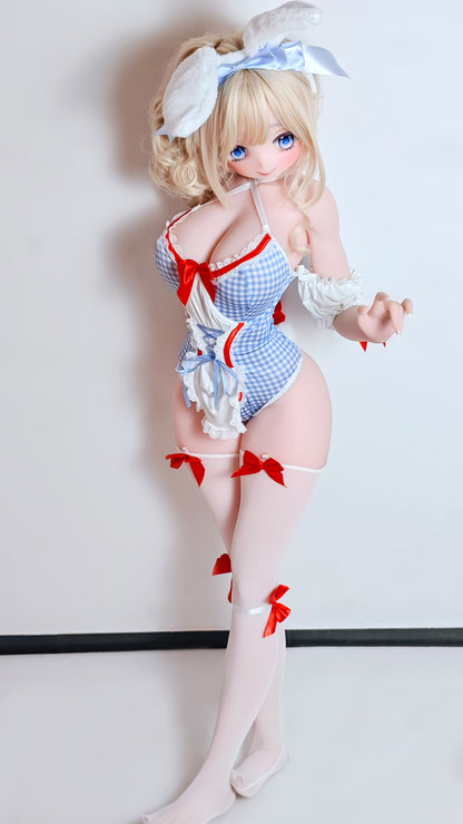ElsaBabe 148 cm Anime-Puppe Platin-Silikon-Sexpuppe Erotisches Spielzeug mit Metallskelett, Furukawa Natsuki