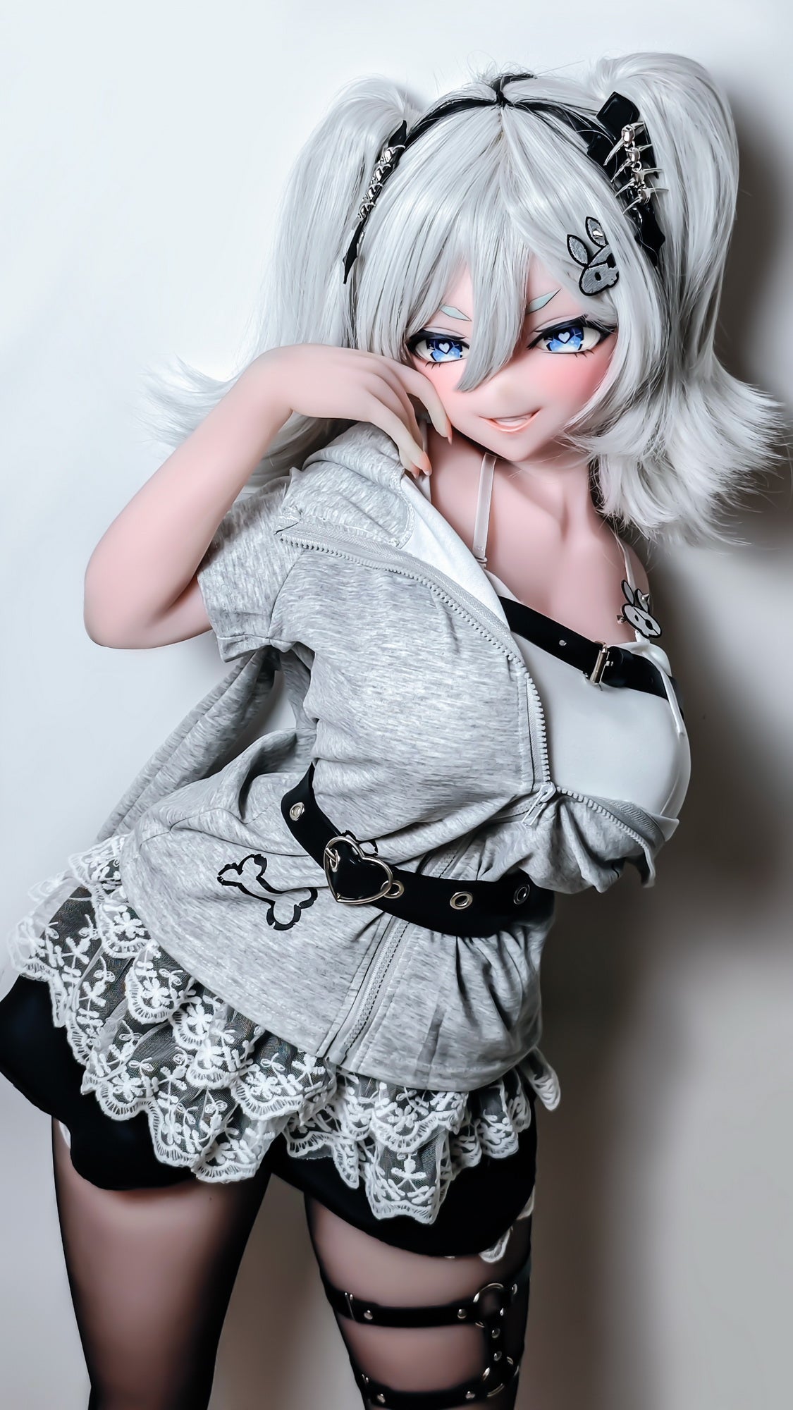 ElsaBabe 148 cm Anime-Puppe Platin-Silikon-Sexpuppe Erotisches Spielzeug mit Metallskelett, Furukawa Natsuki