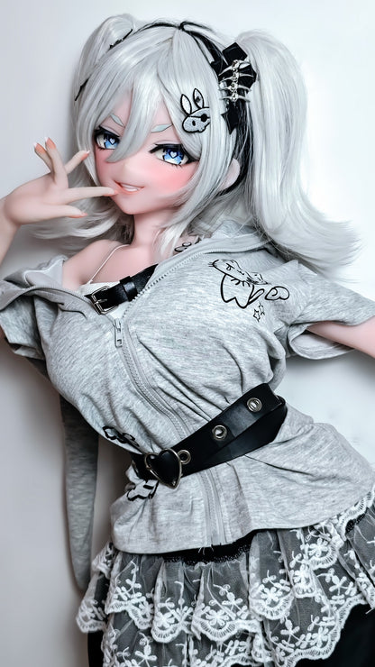 ElsaBabe 148 cm Anime-Puppe Platin-Silikon-Sexpuppe Erotisches Spielzeug mit Metallskelett, Furukawa Natsuki
