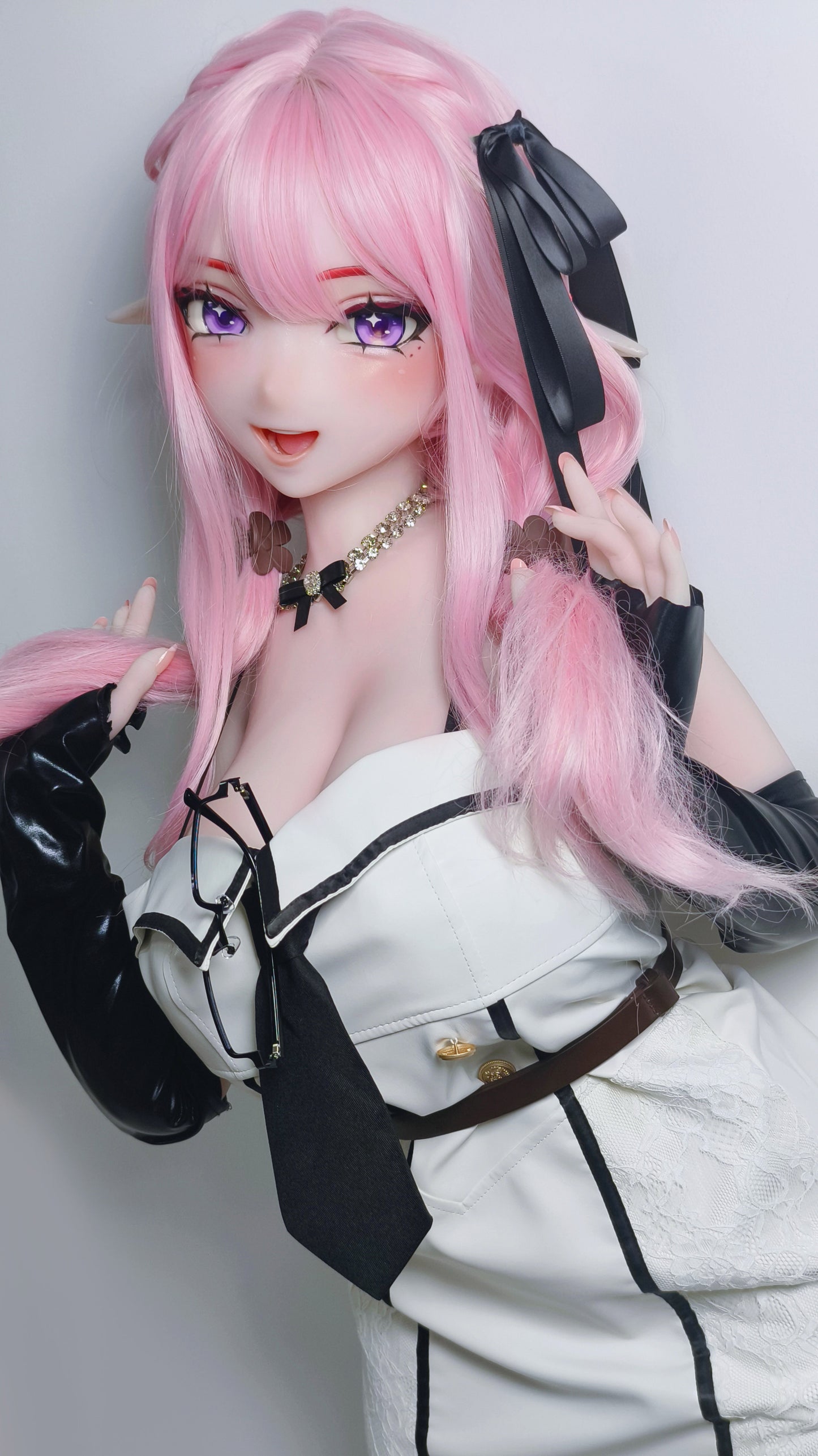 ElsaBabe 148 cm Anime-Puppe Platin-Silikon-Sexpuppe Erotisches Spielzeug mit Metallskelett, Furukawa Natsuki