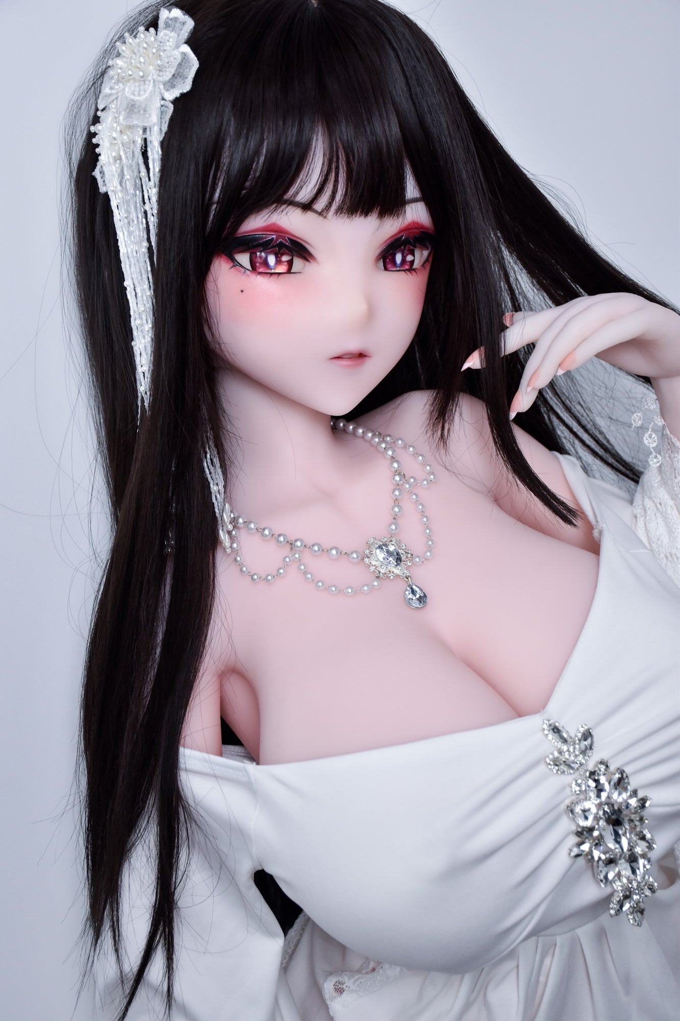 ElsaBabe 148 cm Anime-Puppe Platin-Silikon-Sexpuppe Erotisches Spielzeug mit Metallskelett, Furukawa Natsuki