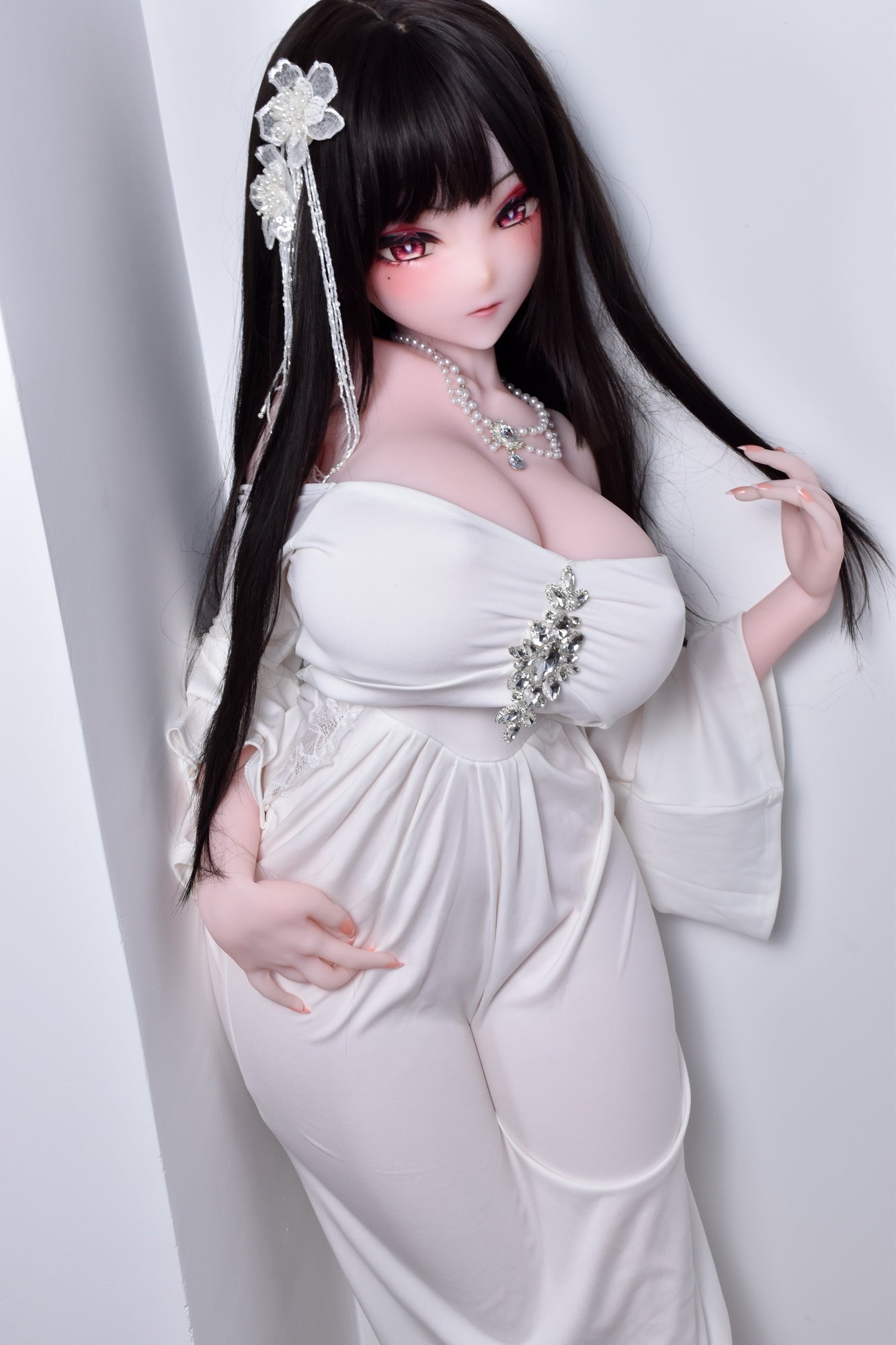 ElsaBabe 148 cm Anime-Puppe Platin-Silikon-Sexpuppe Erotisches Spielzeug mit Metallskelett, Furukawa Natsuki