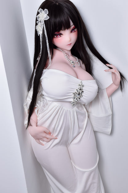 ElsaBabe 148 cm Anime-Puppe Platin-Silikon-Sexpuppe Erotisches Spielzeug mit Metallskelett, Furukawa Natsuki