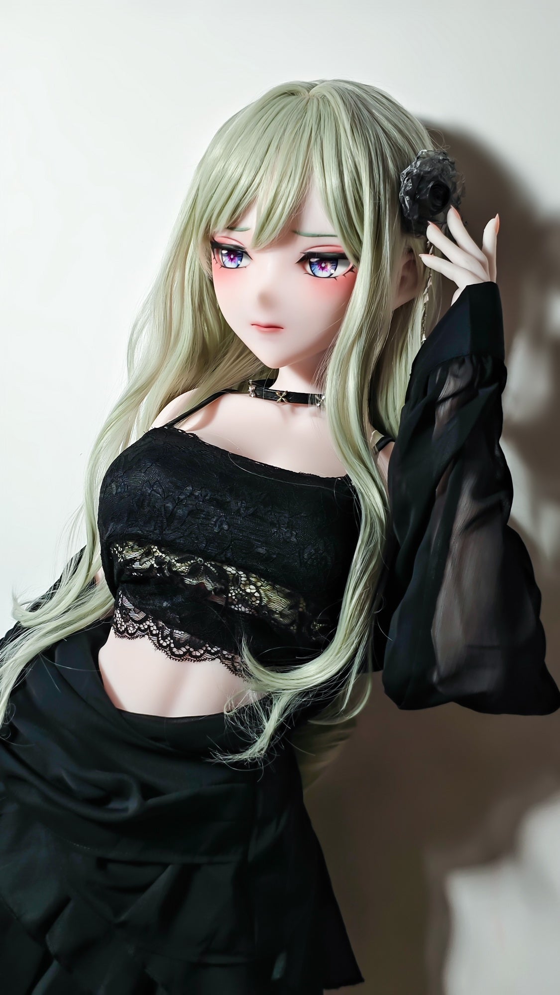 ElsaBabe 148 cm Anime-Puppe Platin-Silikon-Sexpuppe Erotisches Spielzeug mit Metallskelett, Furukawa Natsuki