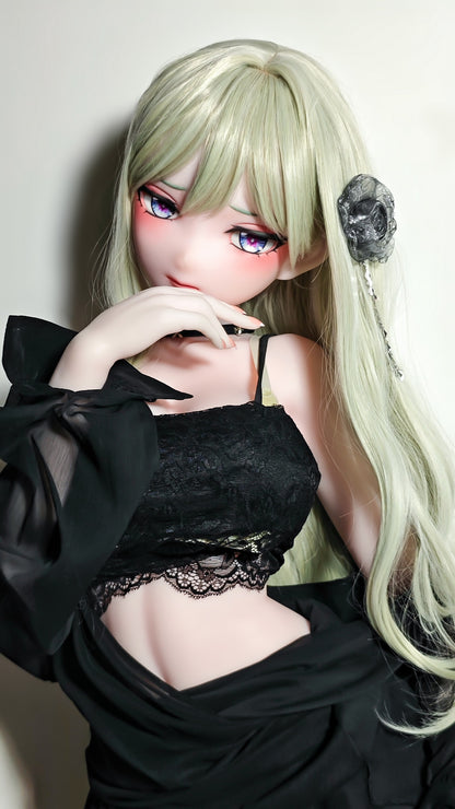 ElsaBabe 148 cm Anime-Puppe Platin-Silikon-Sexpuppe Erotisches Spielzeug mit Metallskelett, Furukawa Natsuki