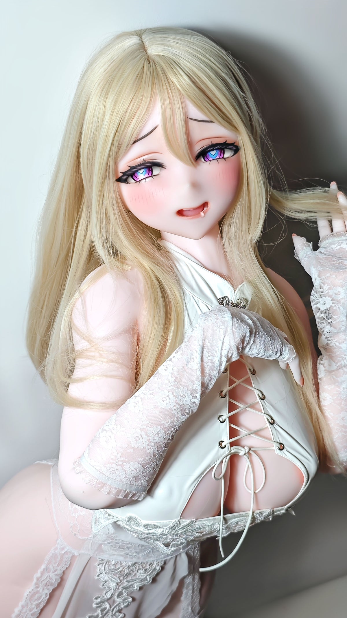 ElsaBabe 148 cm Anime-Puppe Platin-Silikon-Sexpuppe Erotisches Spielzeug mit Metallskelett, Furukawa Natsuki