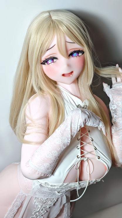 ElsaBabe 148 cm Anime-Puppe Platin-Silikon-Sexpuppe Erotisches Spielzeug mit Metallskelett, Furukawa Natsuki