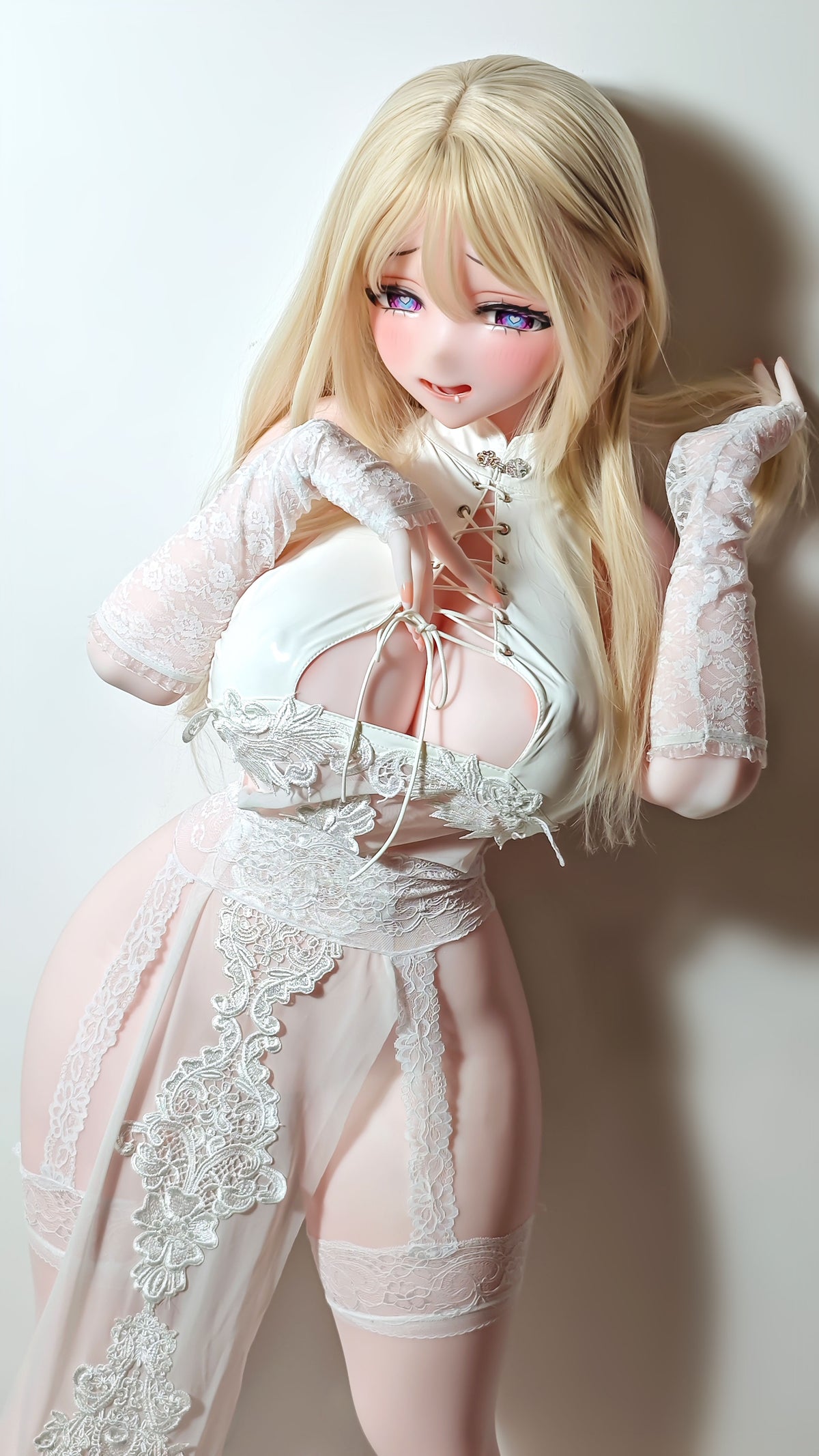 ElsaBabe 148 cm Anime-Puppe Platin-Silikon-Sexpuppe Erotisches Spielzeug mit Metallskelett, Furukawa Natsuki