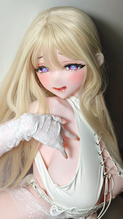 ElsaBabe 148 cm Anime-Puppe Platin-Silikon-Sexpuppe Erotisches Spielzeug mit Metallskelett, Furukawa Natsuki